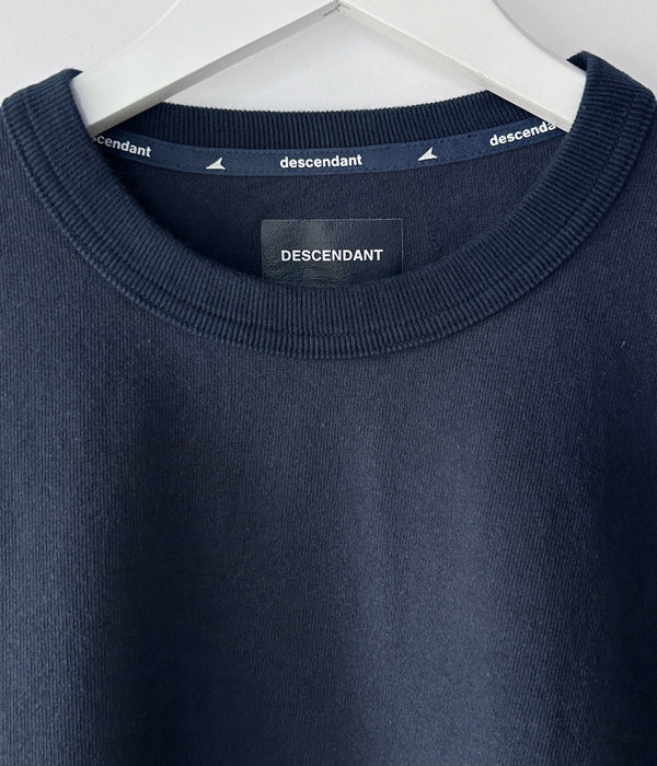 DESCENDANT COMFY CREW NECK LS NAVY サイズ3 - Tシャツ/カットソー(七