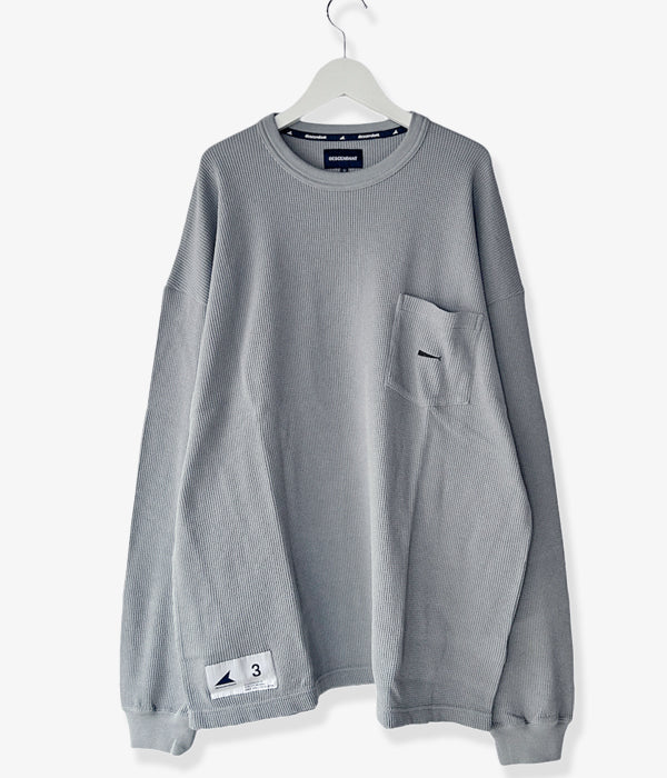 DESCENDANT/GAUFRE WAFFLE LS (GRAY)