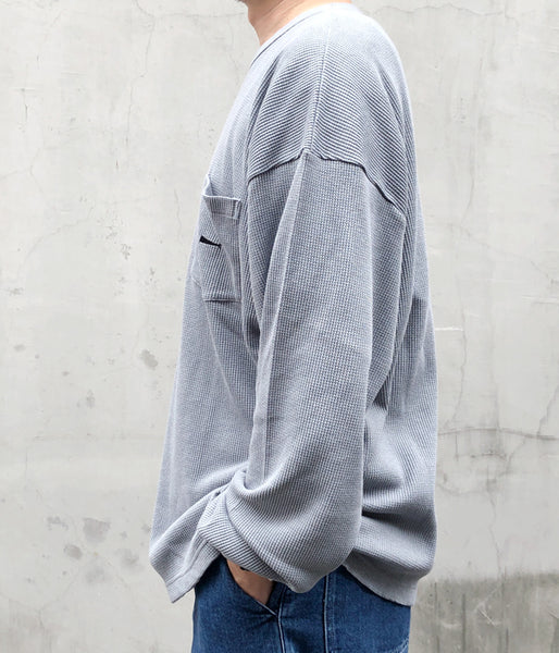 DESCENDANT/GAUFRE WAFFLE LS (GRAY)