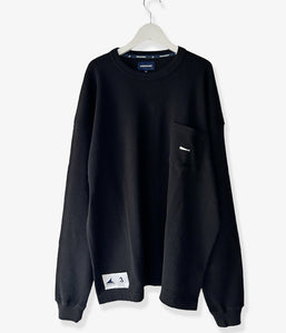 DESCENDANT/GAUFRE WAFFLE LS (BLACK)