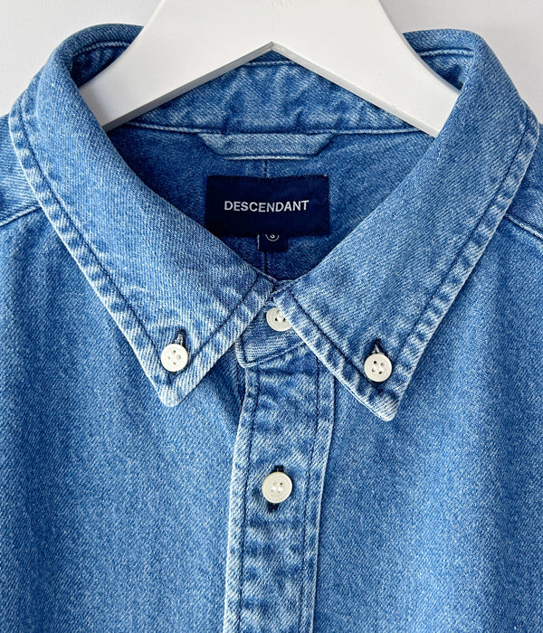 DESCENDANT/ALLEN DENIM LS SHIRT (INDIGO)