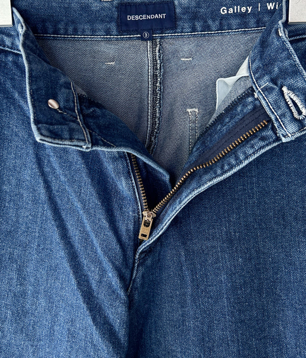 DESCENDANT/GALLEY DENIM TROUSERS (INDIGO)
