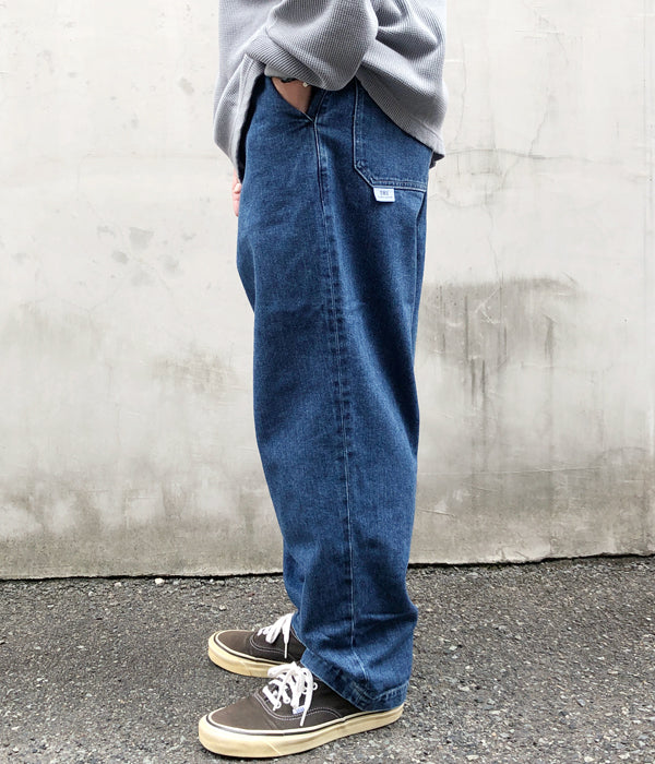 DESCENDANT/GALLEY DENIM TROUSERS (INDIGO)