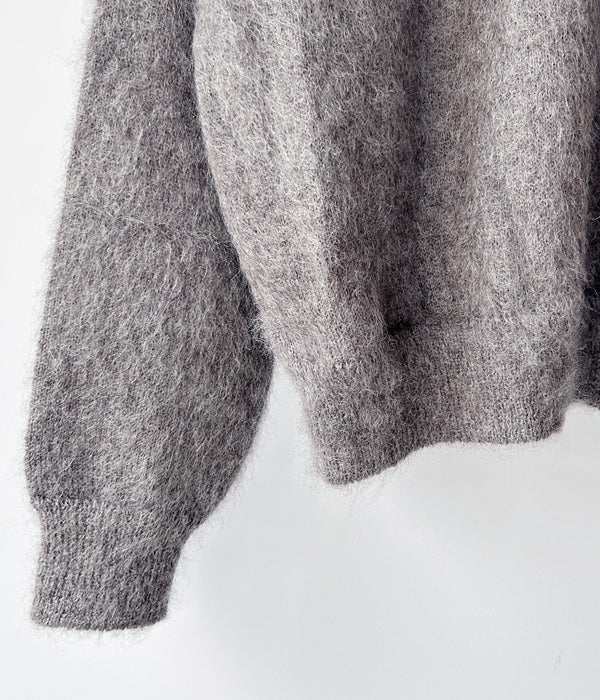 INTERIM/KID MOHAIR CREW (GRAY)