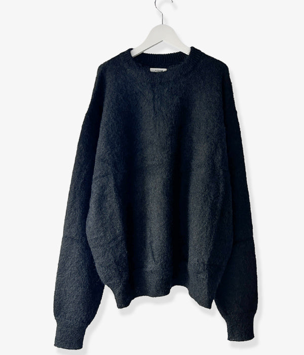 INTERIM/KID MOHAIR CREW (BLACK)