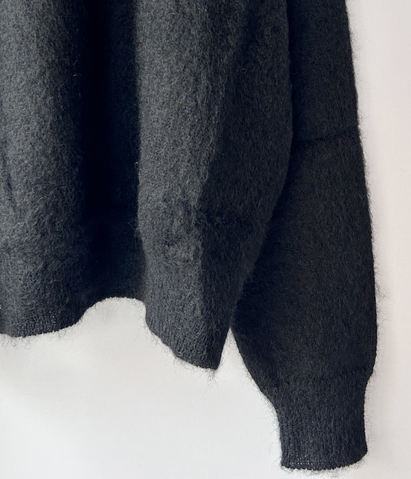 INTERIM/KID MOHAIR CREW (BLACK)