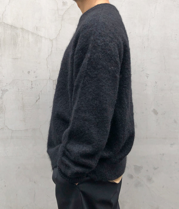 INTERIM/KID MOHAIR CREW (BLACK)