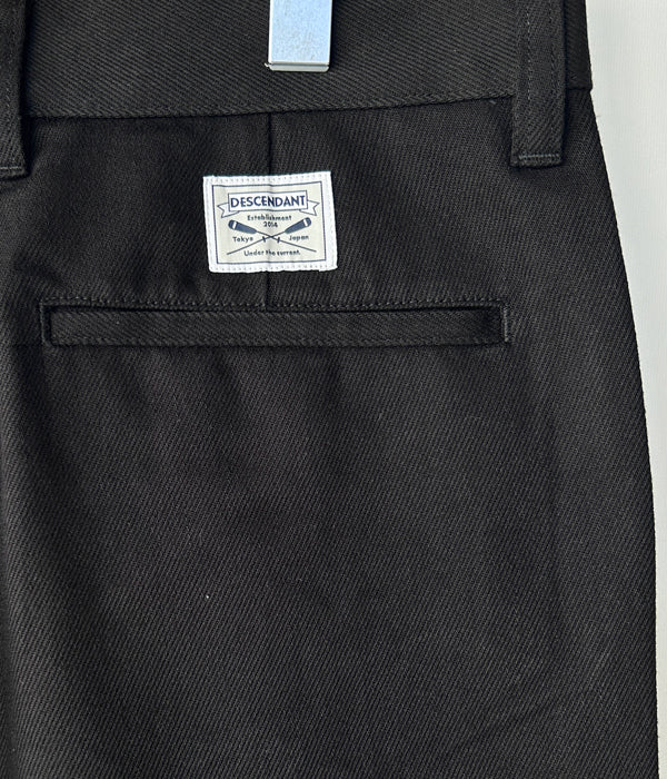 パンツ DESCENDANT DC-6 GDT TROUSERS DESCENDANT/DC-6 GDT MELTON TROUSERS (CHARCOAL)