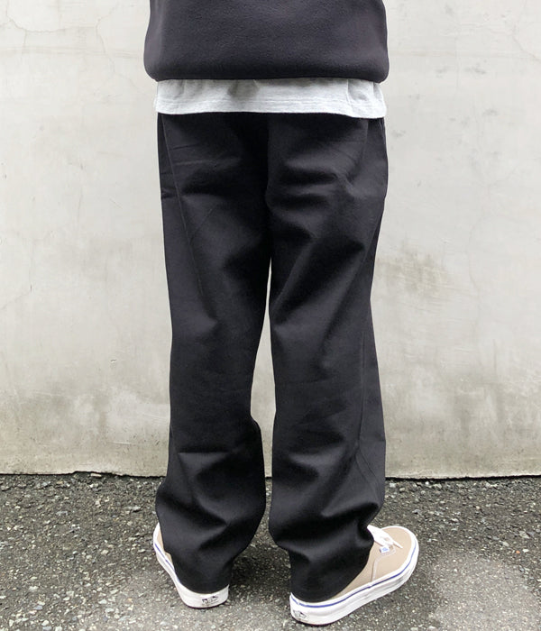 パンツ DESCENDANT DC-6 GDT TROUSERS DESCENDANT/DC-6 GDT ORGANIC COTTON TWILL TROUSERS (BLACK)
