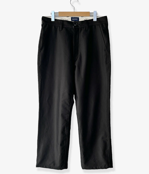 DESCENDANT/DUT SATIN TROUSERS (BLACK)