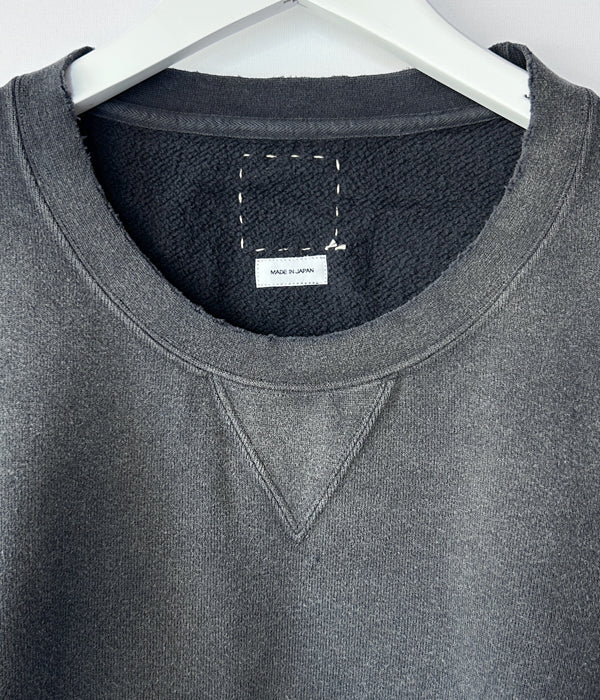 トップス visvim JUMBO SB SWEAT L/S CRASH visvim/JUMBO SB SWEAT L/S CRASH (BLACK)