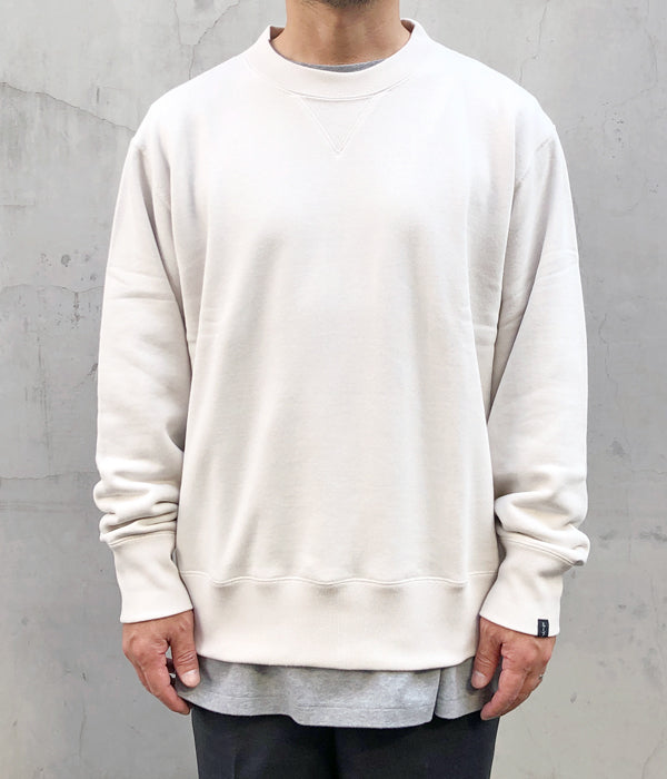 MHL./LIGHT LOOPBACK COTTON LOOPWHEELER CN (ECRU)