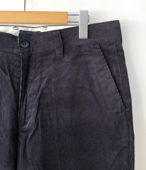 DESCENDANT/DC-6 GDT CORDUROY TROUSERS (NAVY)