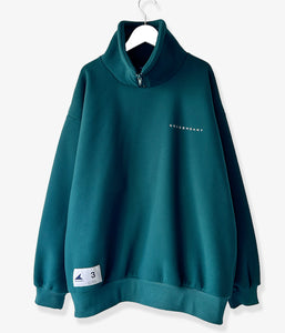 DESCENDANT/BURY ZIP FLEECE (GREEN)