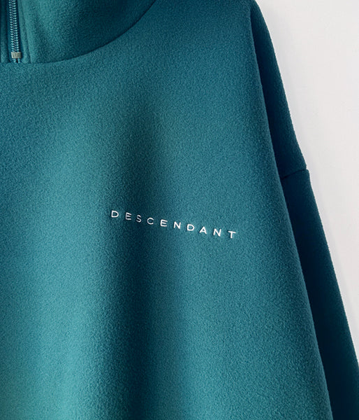 DESCENDANT/BURY ZIP FLEECE (GREEN)