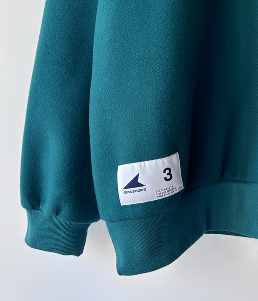 DESCENDANT/BURY ZIP FLEECE (GREEN)