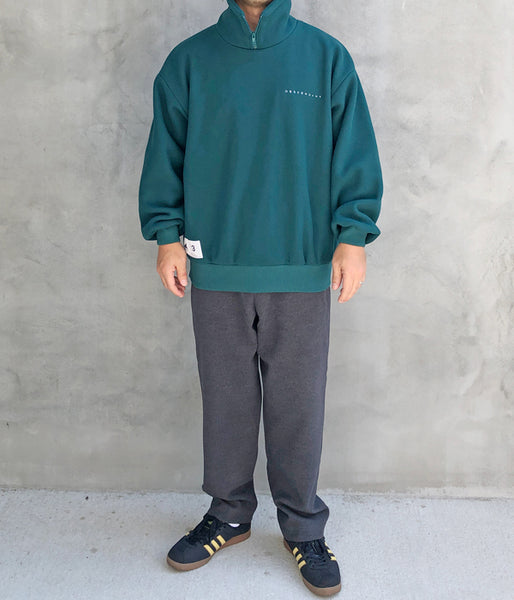 DESCENDANT/BURY ZIP FLEECE (GREEN)