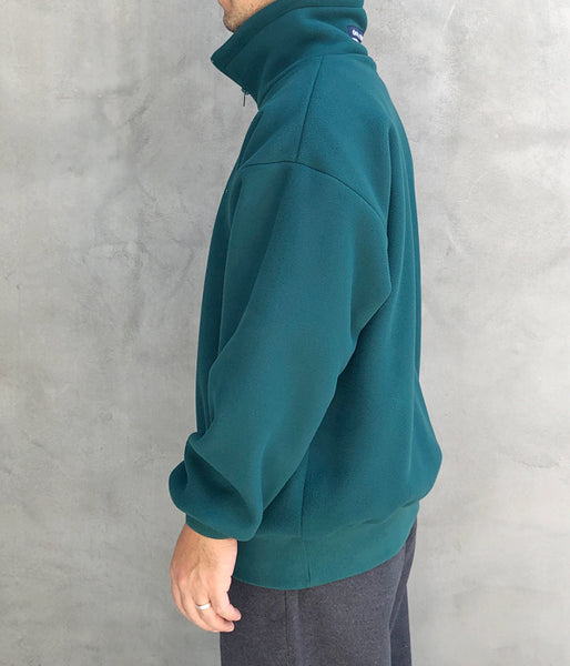 DESCENDANT/BURY ZIP FLEECE (GREEN)