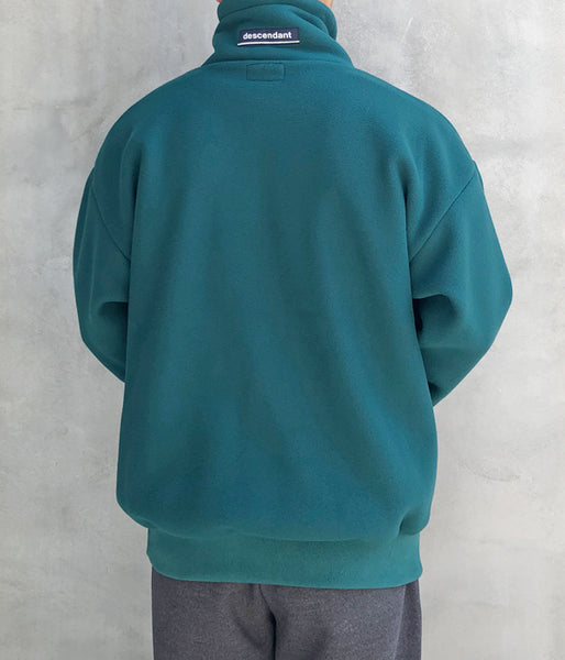 DESCENDANT/BURY ZIP FLEECE (GREEN)