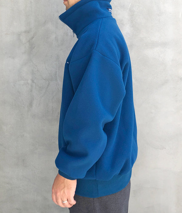 DESCENDANT/BURY ZIP FLEECE (BLUE)