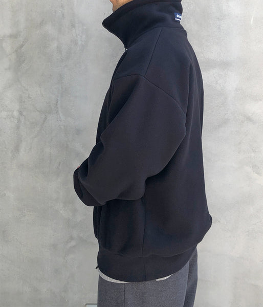 DESCENDANT/BURY ZIP FLEECE (BLACK)