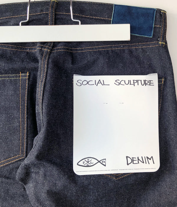 visvim/SOCIAL SCULPTURE 01 SLIM RAW