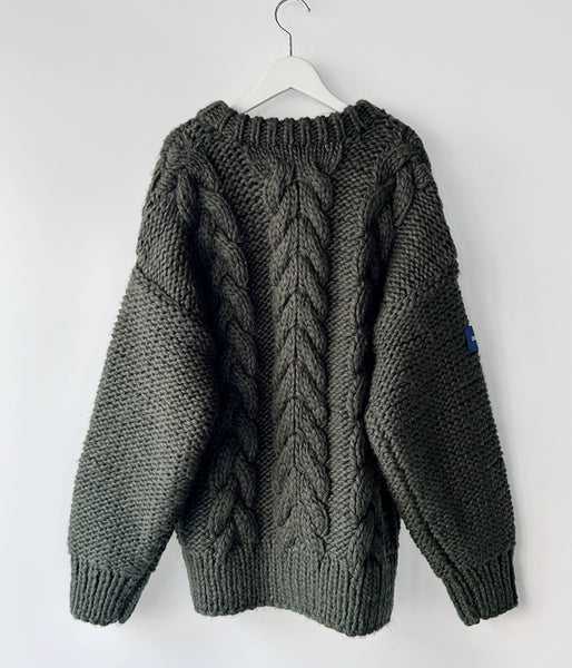 DESCENDANT/MAIN NOT CABLE KNIT (GREEN)