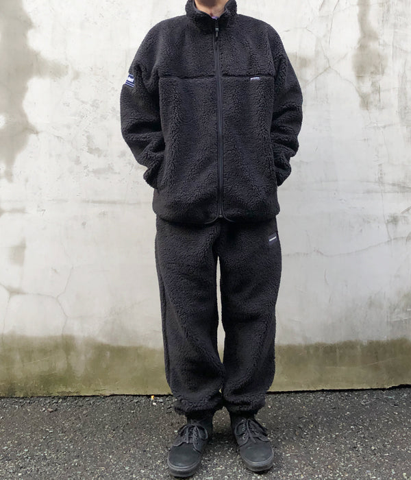 パンツ 23aw DESCENDANT MANCHOT FLEECE TROUSERS DESCENDANT/MANCHOT FLEECE TROUSERS (BLACK)