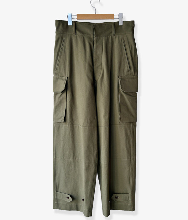 blurhms ROOTSTOCK/COTTON SERGE 47 PANTS (OLIVE)