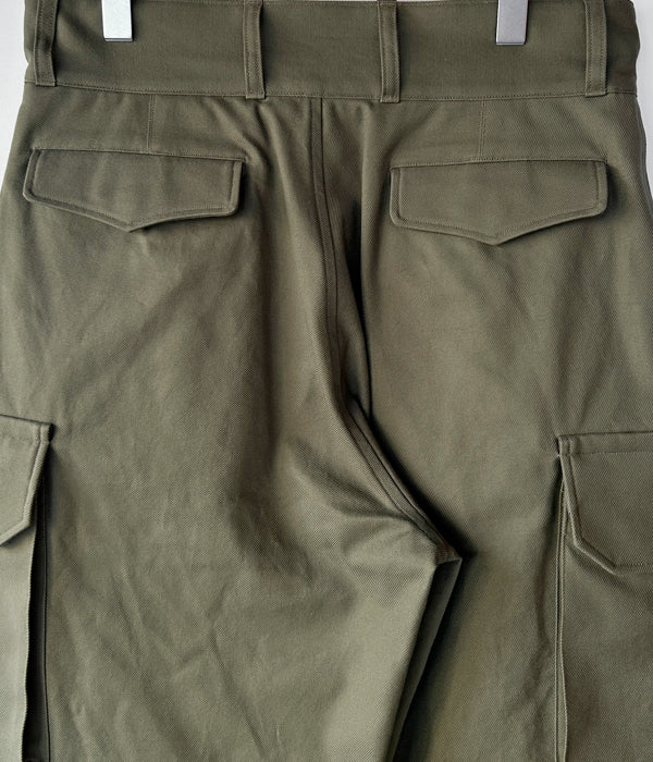 blurhms ROOTSTOCK/COTTON SERGE 47 PANTS (OLIVE)