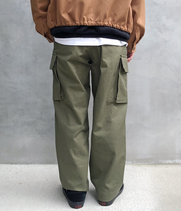 blurhms ROOTSTOCK/COTTON SERGE 47 PANTS (OLIVE)