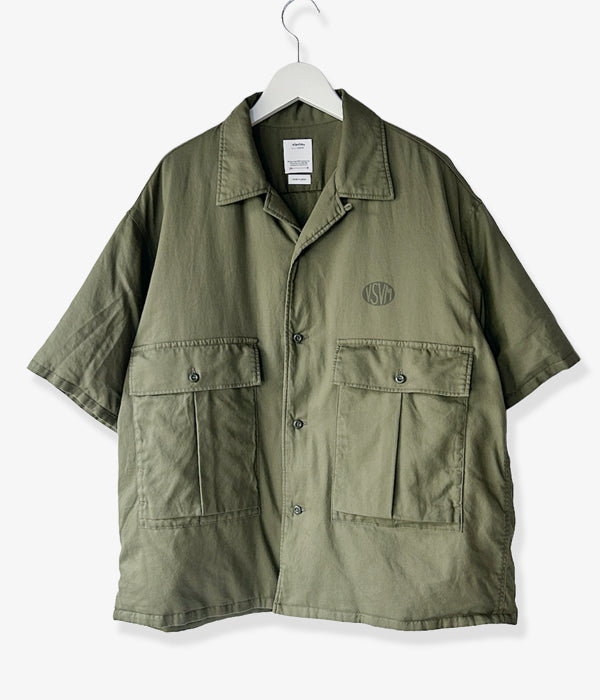 35,899円新品未使用VISVIM CORNET DOWN SHIRT S/S OLIVE