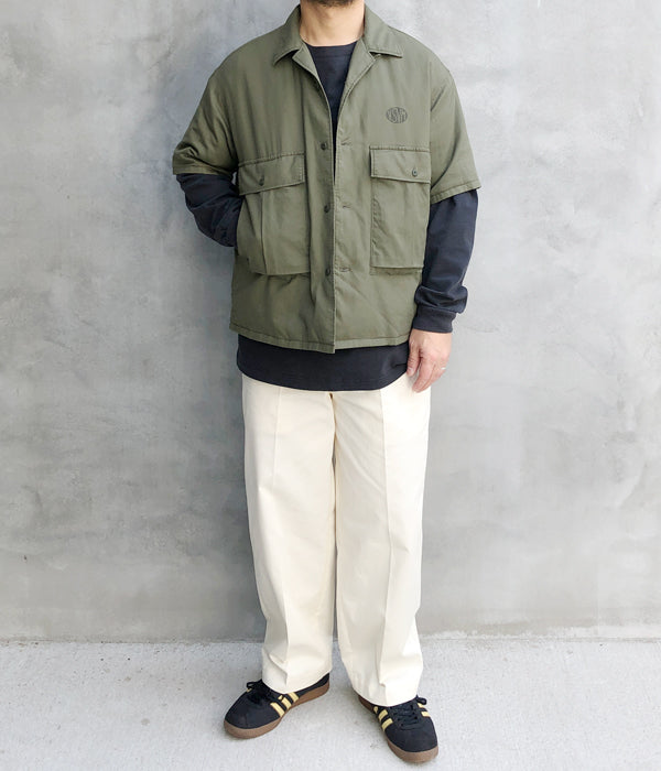 visvim ビズビム プルオーバー シャツ　オリーブ　サイズ1 visvim/CORNET DOWN SHIRT S/S (OLIVE)