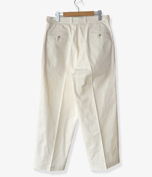 blurhms ROOTSTOCK/2046D CHINO PANTS (IVORY)