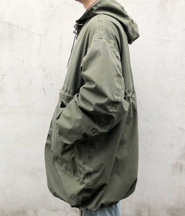visvim/CHINOOK PONCHO 3L DMGD (OLIVE)