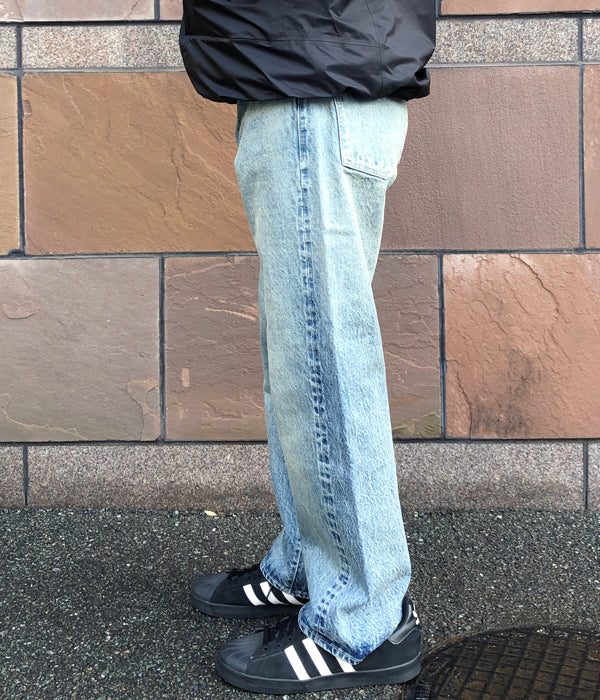 INTERIM/VINTAGE,WWII 1943 HEAVY KIBATA SHUTTLE DENIM JEANS (V.NAVY)