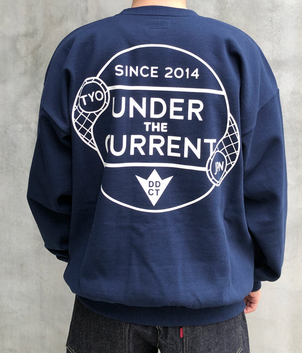 DESCENDANT/UNDER THE CURRENT CREW NECK (NAVY)