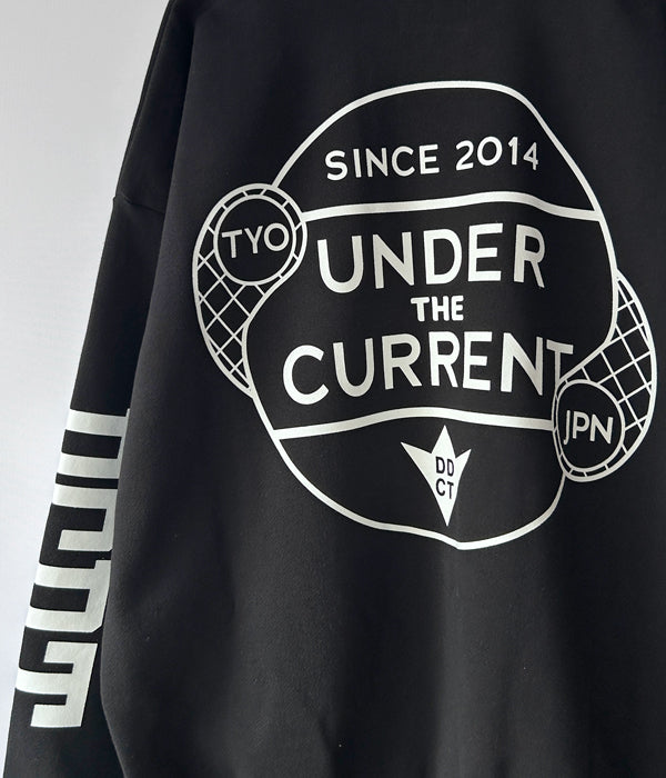 DESCENDANT/UNDER THE CURRENT CREW NECK (BLACK)