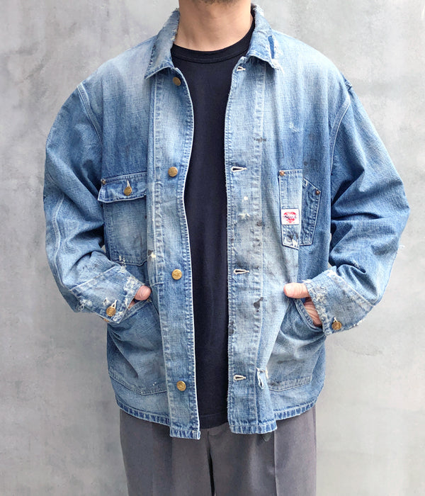 SAINT MICHAEL COVERALL セントマイケル カバーオール SAINT MICHAEL/COVERALL/HEART TAG/BLUE