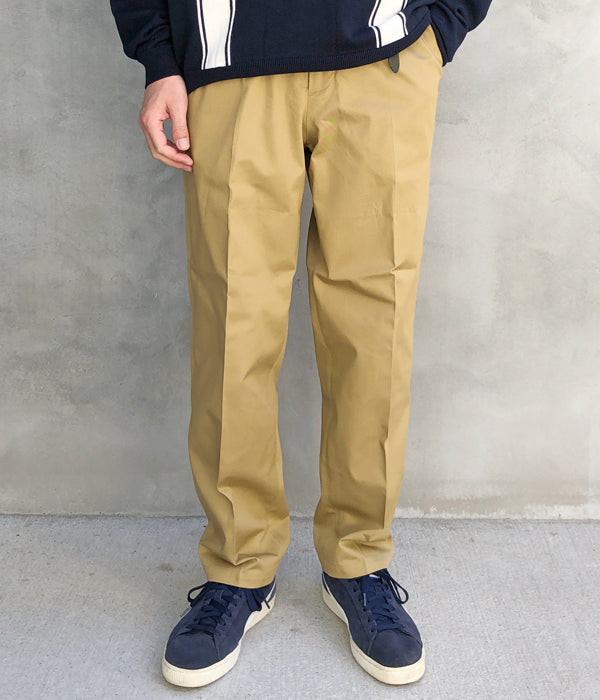 DESCENDANT/DC-6 GDT TWILL TROUSERS (BEIGE)