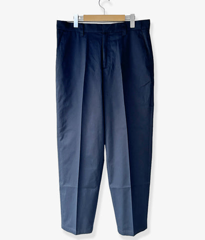DESCENDANT/DC-6 GDT TWILL TROUSERS (NAVY)