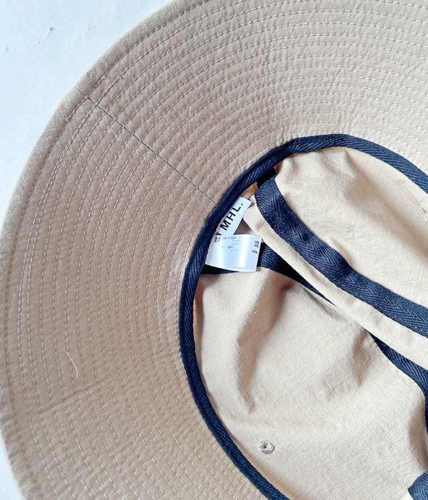 ハット　MHL. COTTON NYLON RIPSTOP MHL./COTTON NYLON RIPSTOP HAT