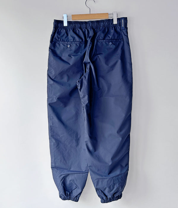DESCENDANT/WHARF NYLON TROUSERS (NAVY)