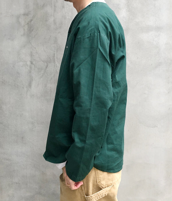DESCENDANT/CCN COTTON CARDIGAN (GREEN)