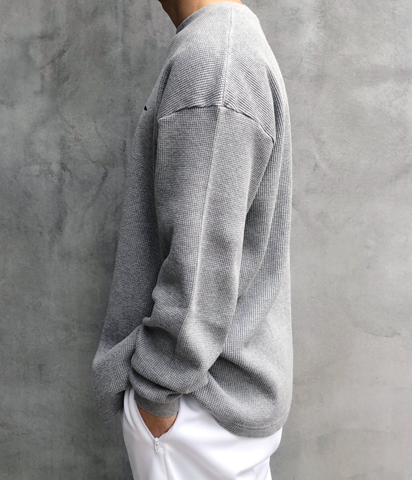 DESCENDANT/GAUFRE WAFFLE LS (GRAY)
