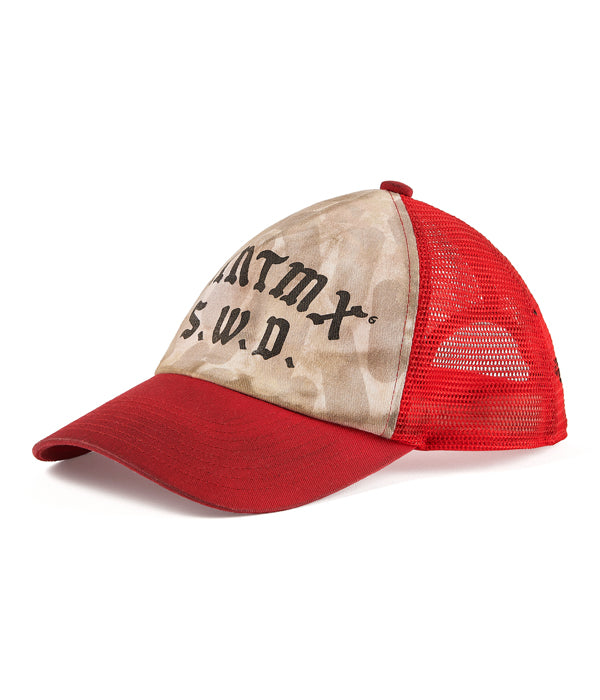 多様な SAINT MICHAEL/SW_CAP/SEAN/RED WHITE X 帽子