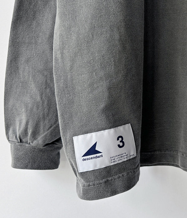 DESCENDANT/HORIZON LS PIGMENT DYE (GRAY)