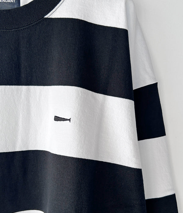 DESCENDANT/HORIZONTAL STRIPE LS (BLACK)