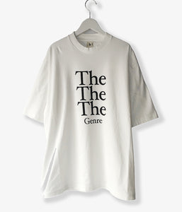 blurhms ROOTSTOCK/The Genre The Print Tee WIDE (WHITE)
