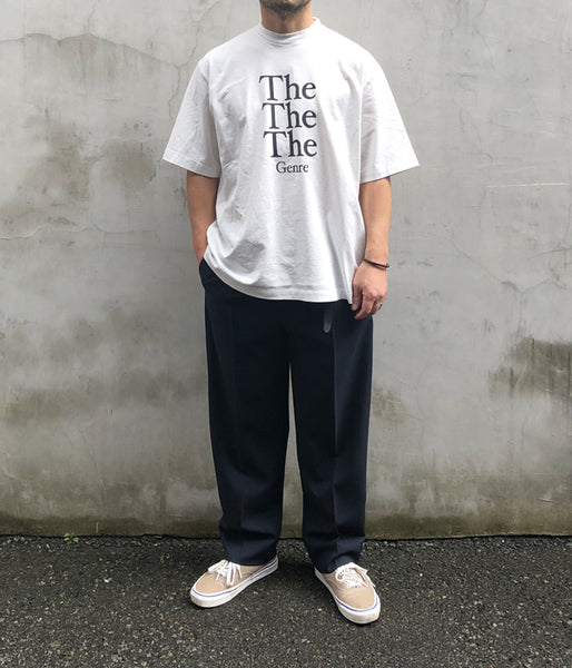 blurhms ROOTSTOCK/The Genre The Print Tee WIDE (WHITE)